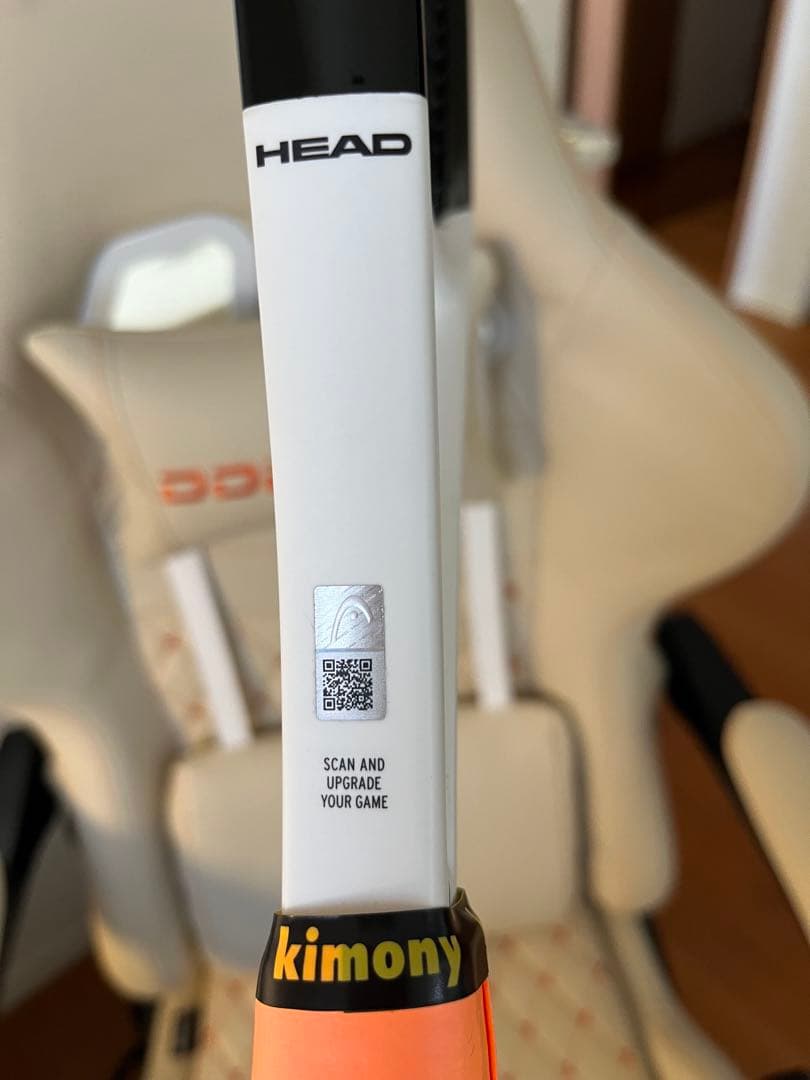 HEAD 硬式テニスラケット ホワイト/ブラック【ケース付き】