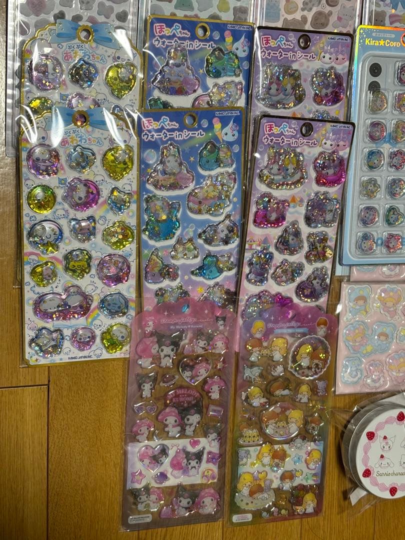 【まとめ売り51点】ボンボンドロップシール等シール多数＋雑貨類　バラ売り不可