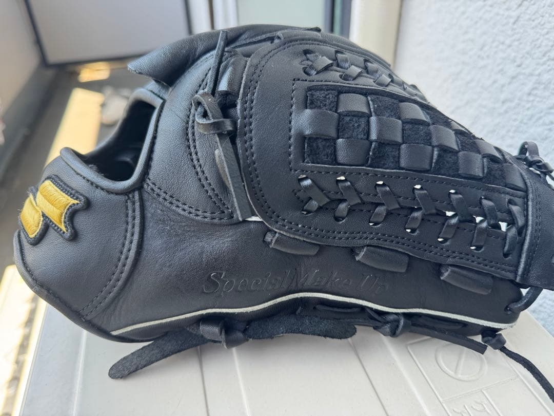 【型付け済み】SSK 一般軟式投手用グラブ