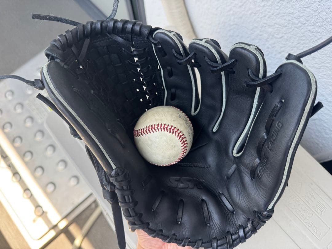 【型付け済み】SSK 一般軟式投手用グラブ