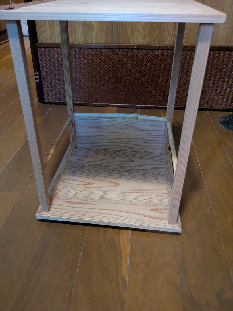 木製 茶道具用台 シンプルデザイン