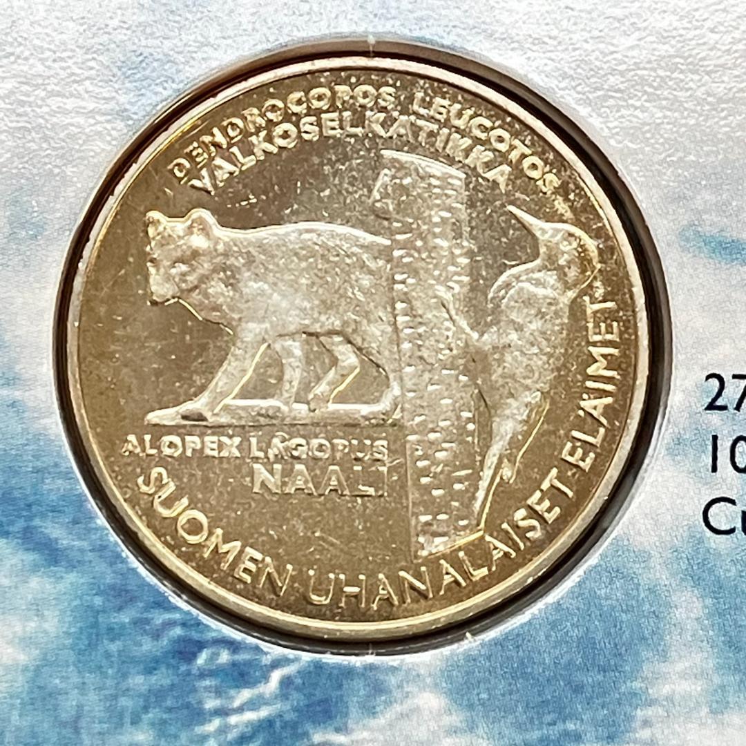 フィンランド 記念硬貨セット 2005年発行　ホッキョクギツネ