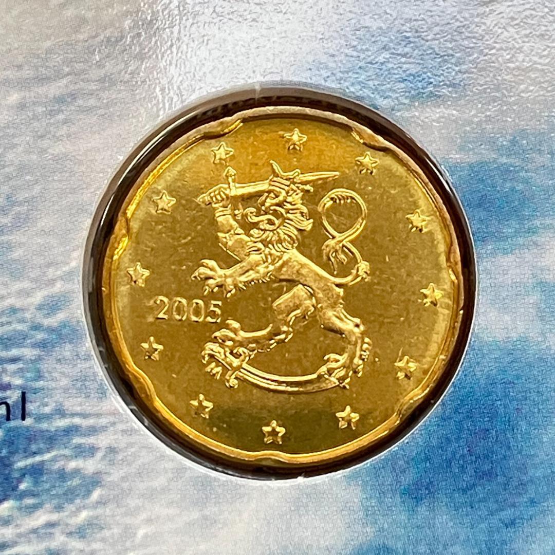 フィンランド 記念硬貨セット 2005年発行　ホッキョクギツネ