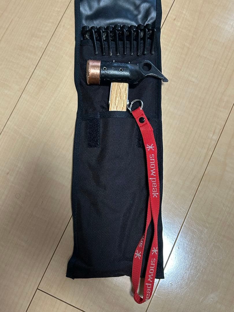 スノーピーク　ソリッドステーク20　ペグハンマー　ペグケース