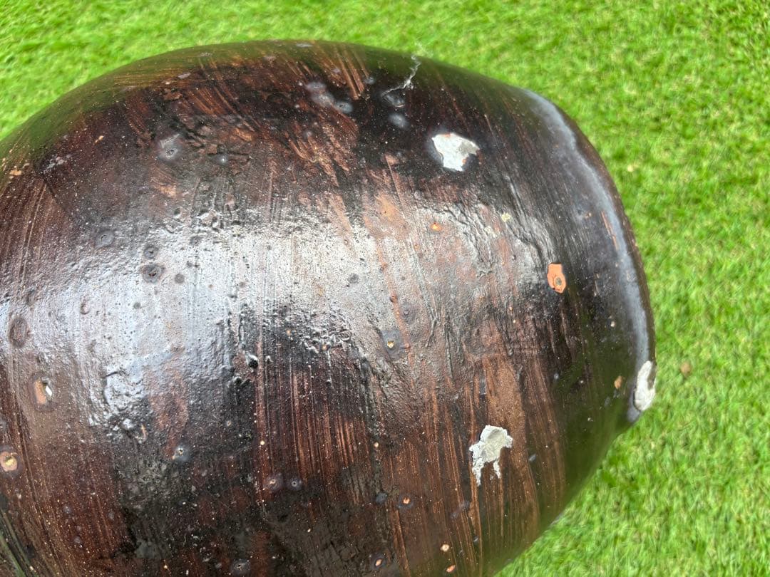 【沖縄/やちむん/希少】荒焼（あらやち）　特大サイズ約48cm