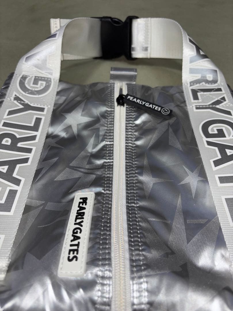 （超美品）パーリーゲイツ、ギザ星柄シリーズ、シューズケース