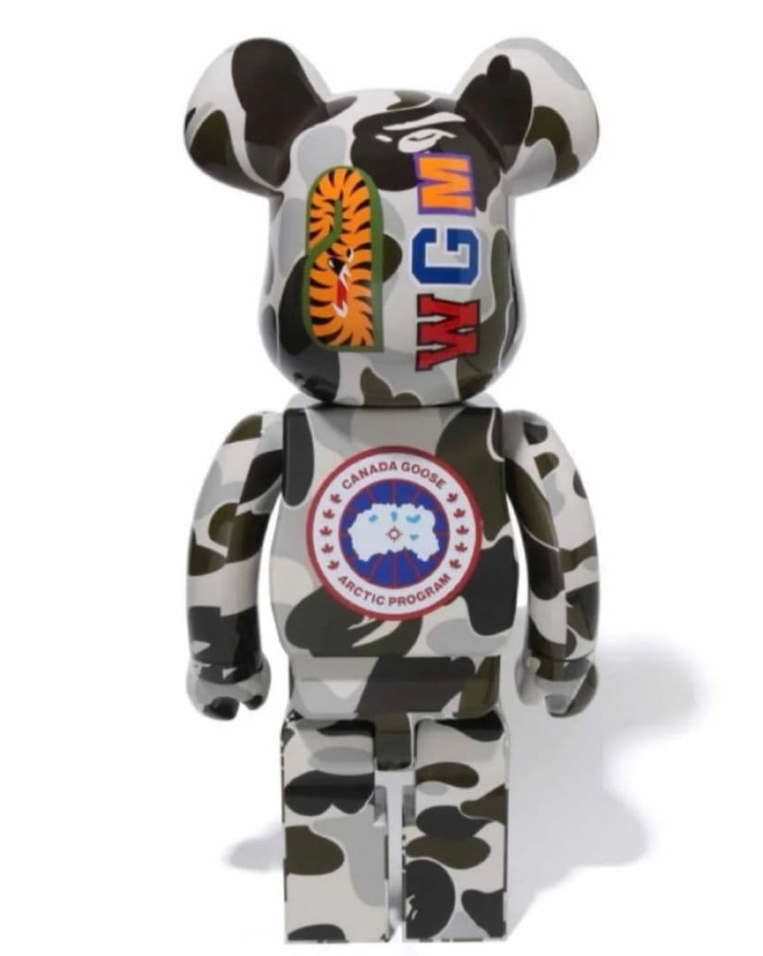 ミリタリー BE@RBRICK BAPE   SHARK 1000%