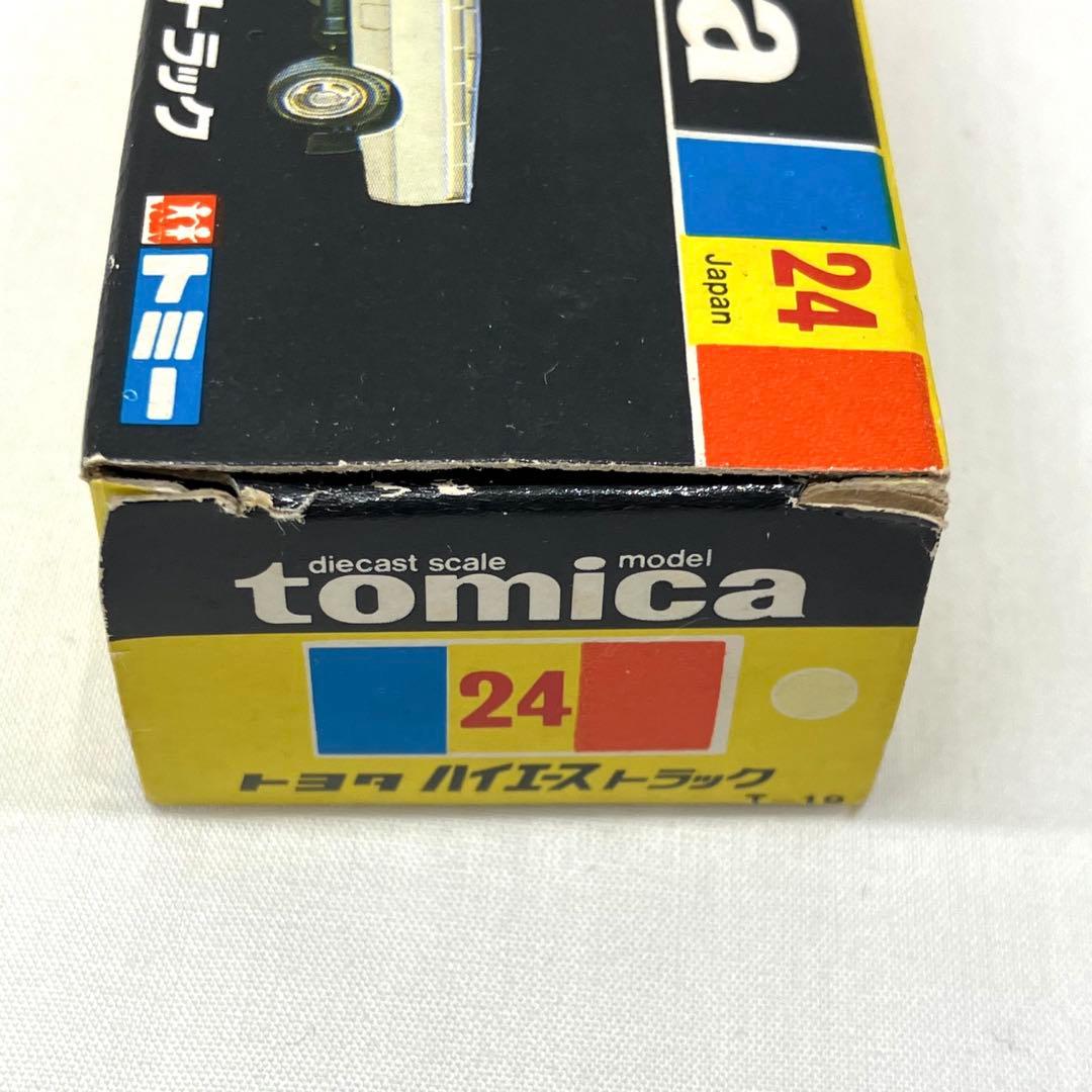 トミカ トヨタ ハイエース トラック ベージュ クリーム No.24 黒箱