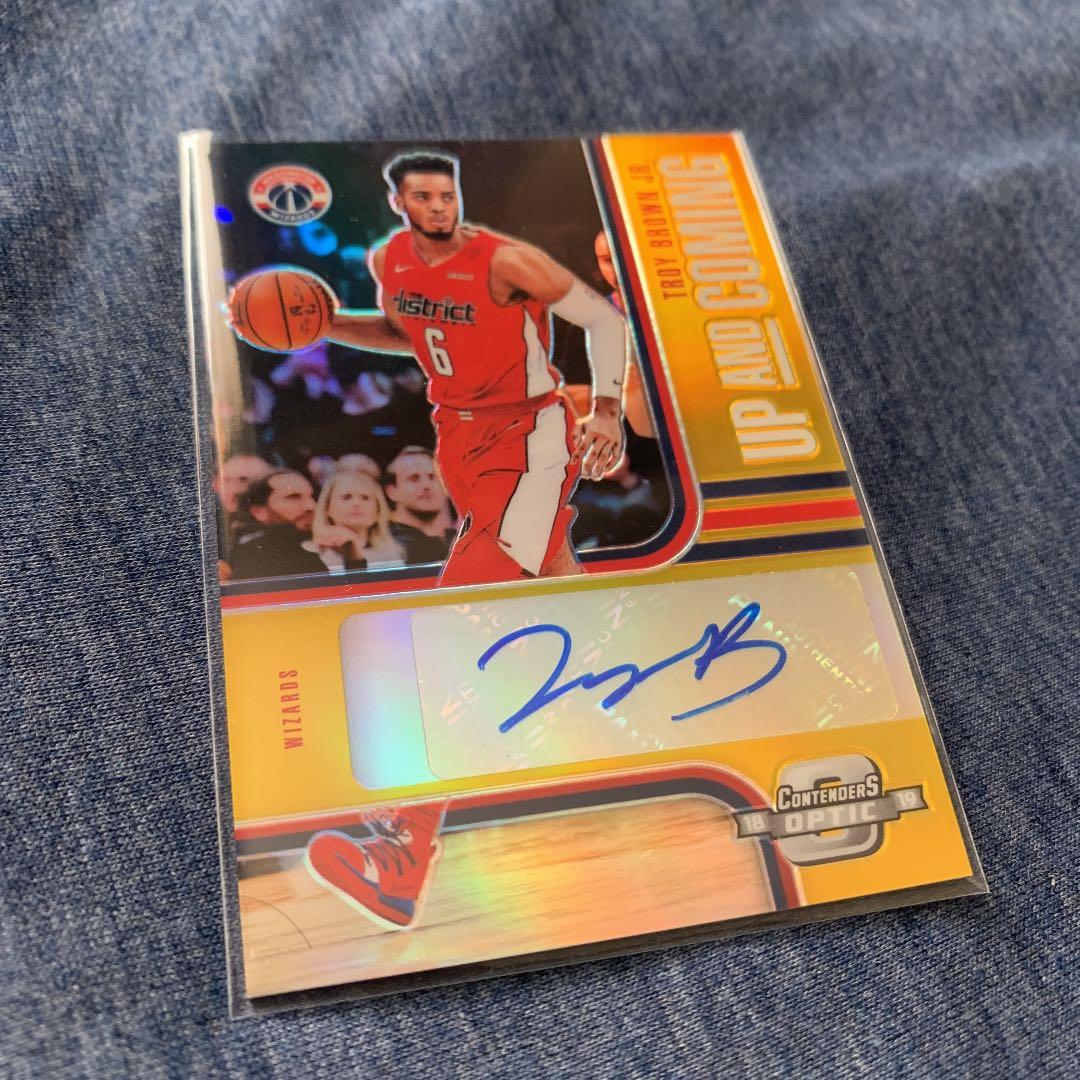 NBA トロイブラウン Troy Brown Jr. Gold Auto RC