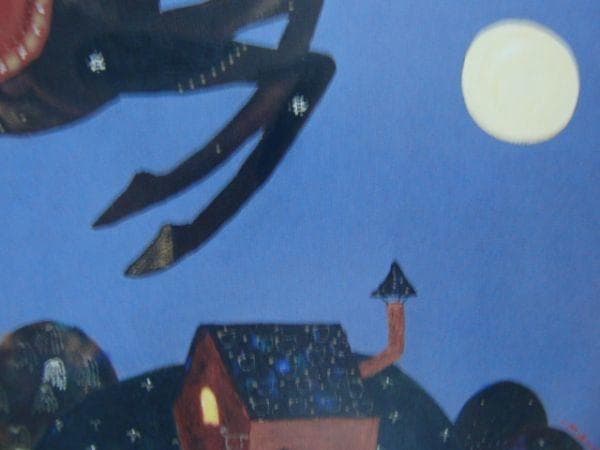 前田 麻里 【花の頃】 希少画集画、状態良好、新品高級額装付