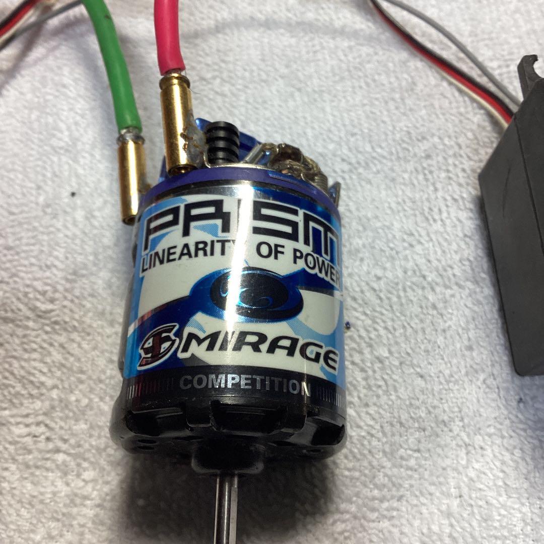 KO製ブラシモーター用のＥＳＣ(アンプ) サーボ、受信機、モーター、ICSセット