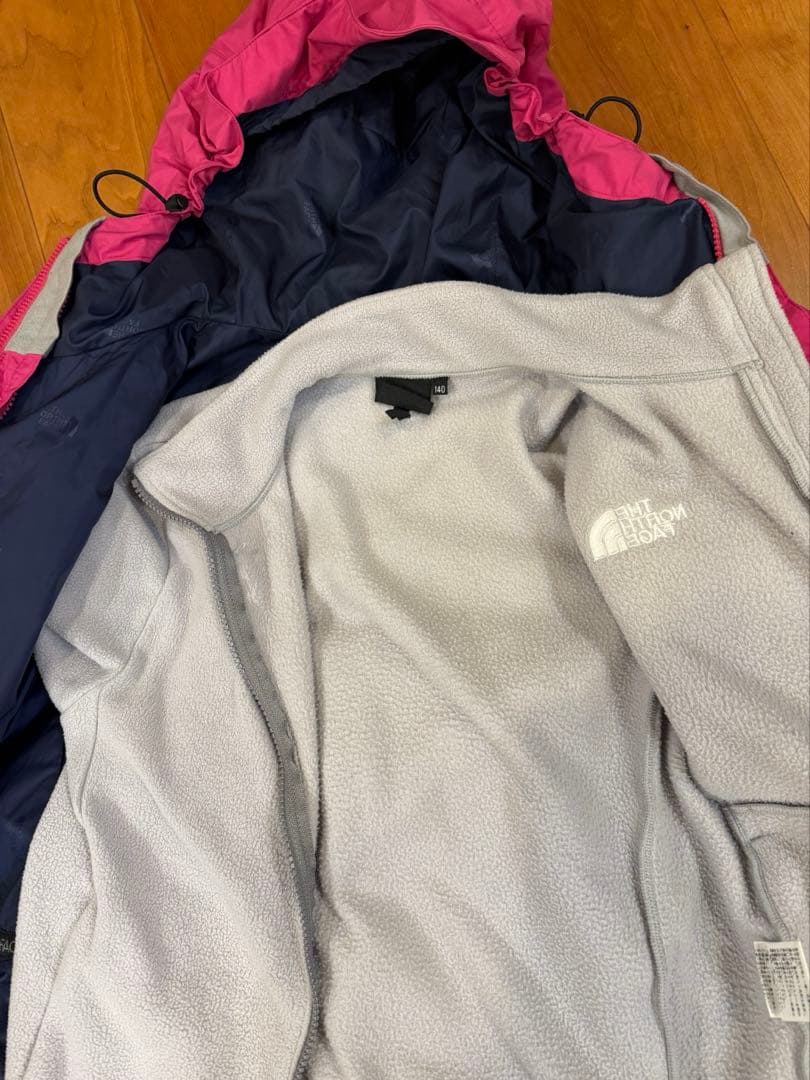 THE NORTH FACE 子供用スキーウェア上下セット140