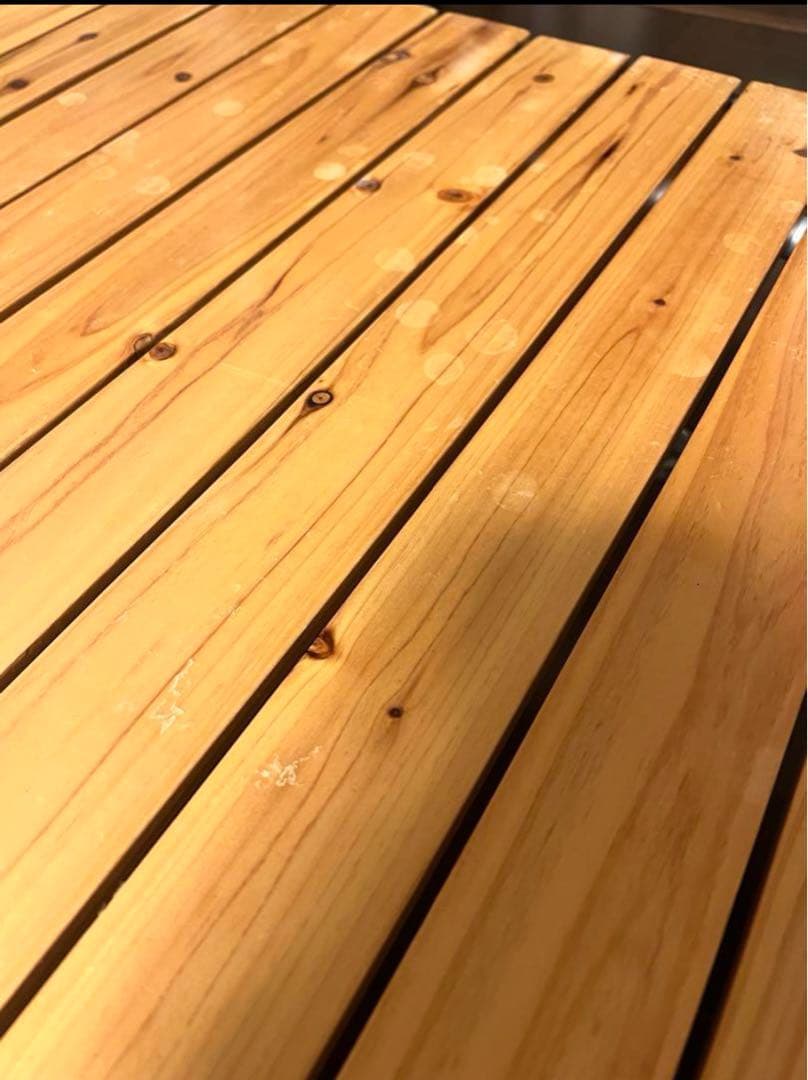 コールマン　ナチュラルウッドロールテーブル　90