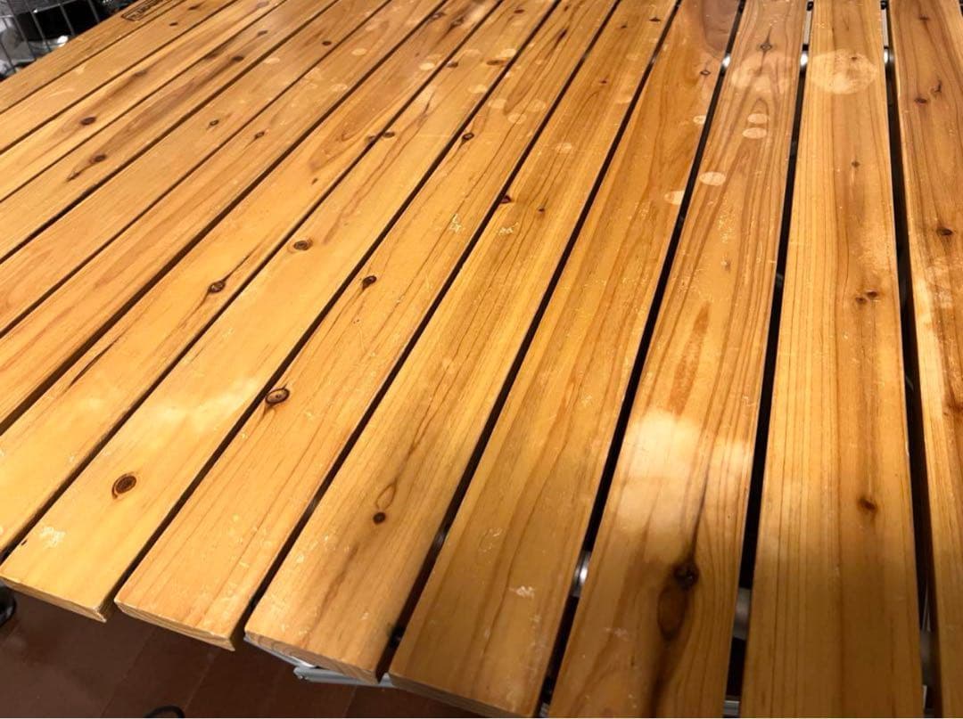 コールマン　ナチュラルウッドロールテーブル　90