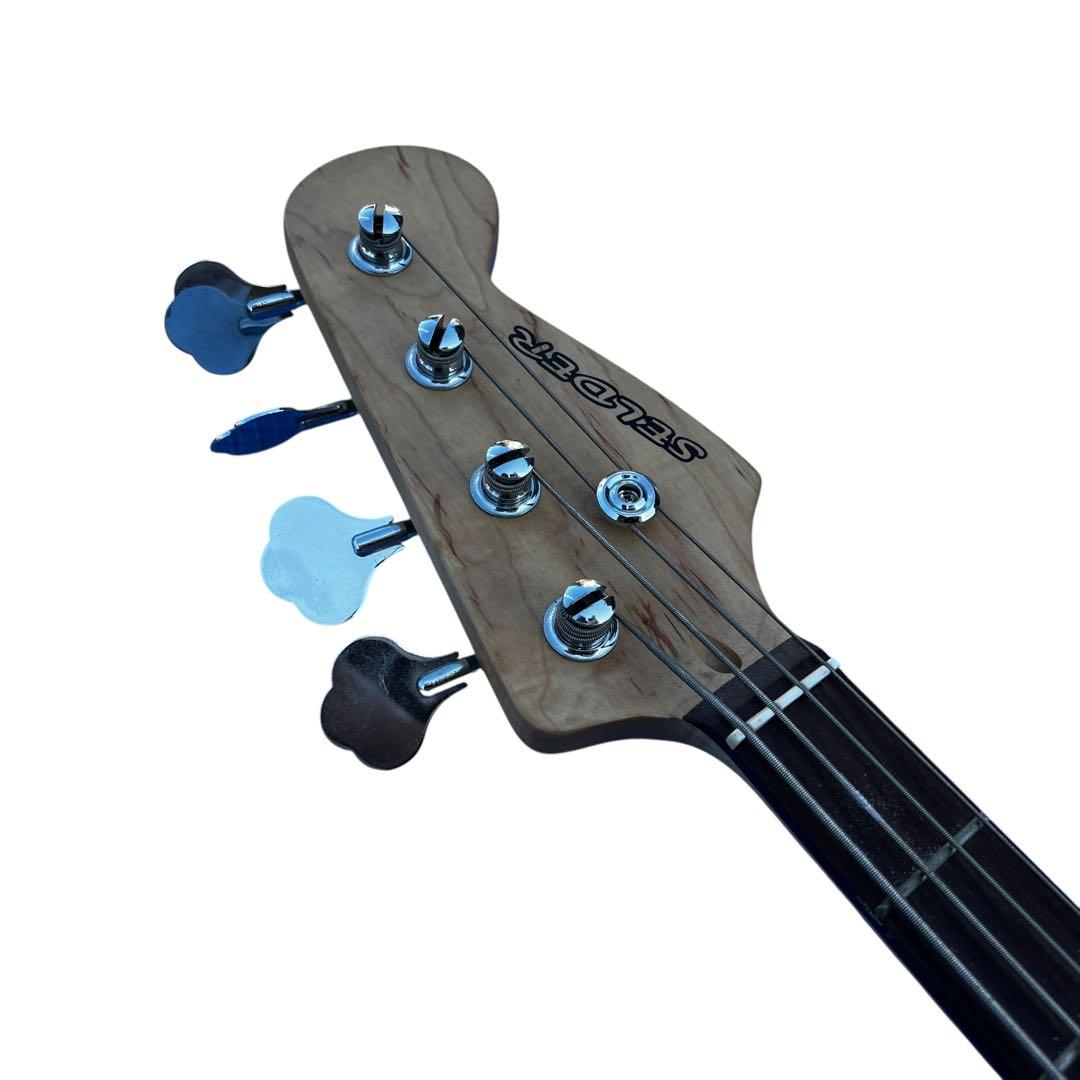 美品 Selder ジャズベース 初心者向けエレキベース ジャズベ サンバースト