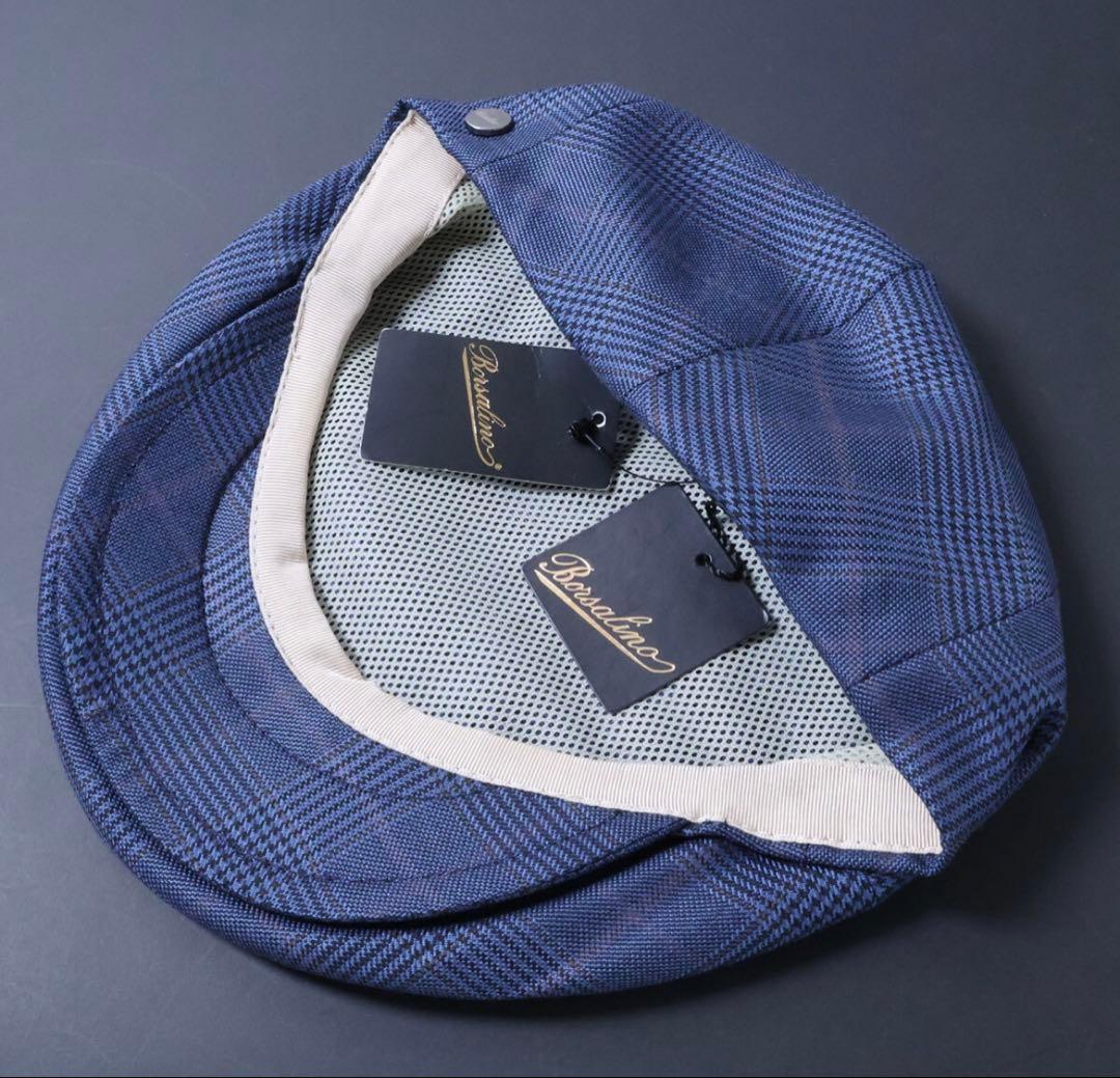 6265◆ボルサリーノ◆ハンチング帽子◆M58(実寸57)定価26,400円新品