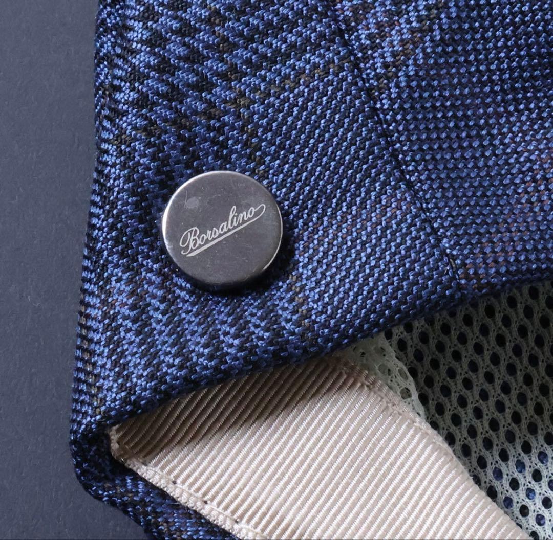 6265◆ボルサリーノ◆ハンチング帽子◆M58(実寸57)定価26,400円新品