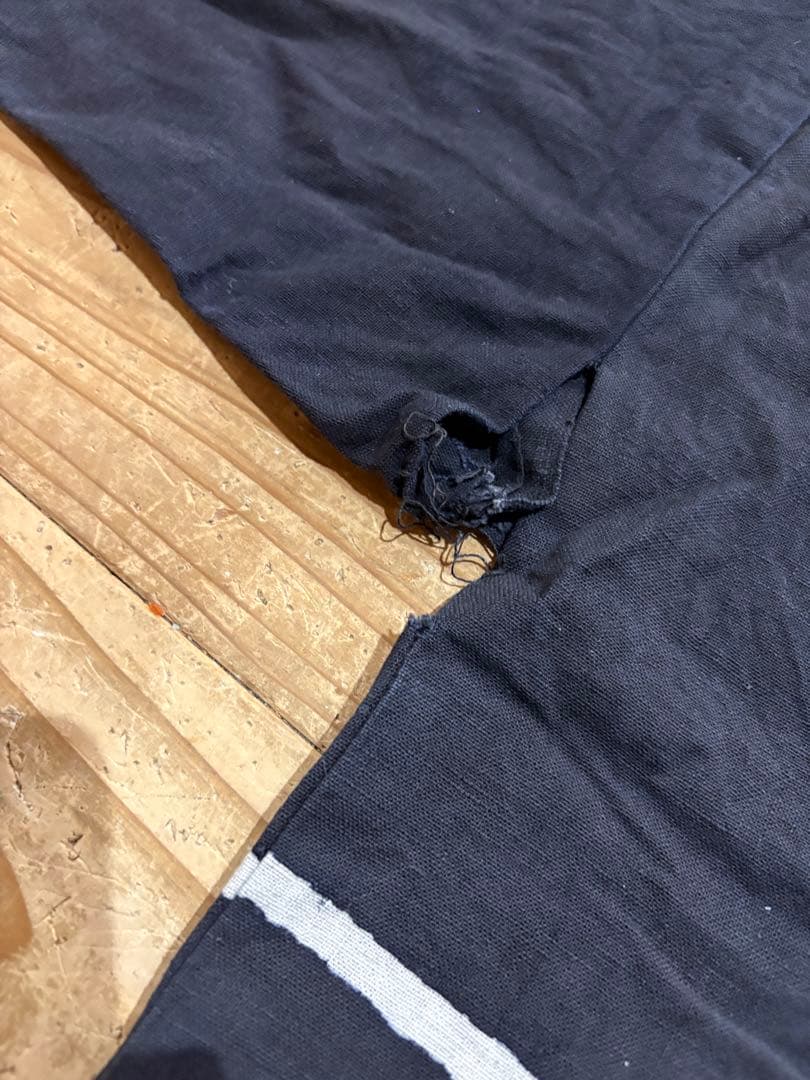 型染め　法被　リメイク　藍染　濃紺　半纏　民藝