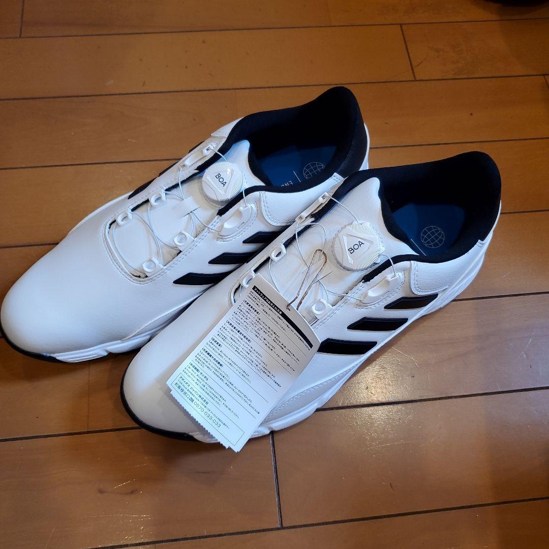 adidas ゴルフシューズ ホワイト/ブラック