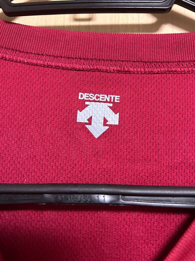 バレーボールTシャツ エンジ