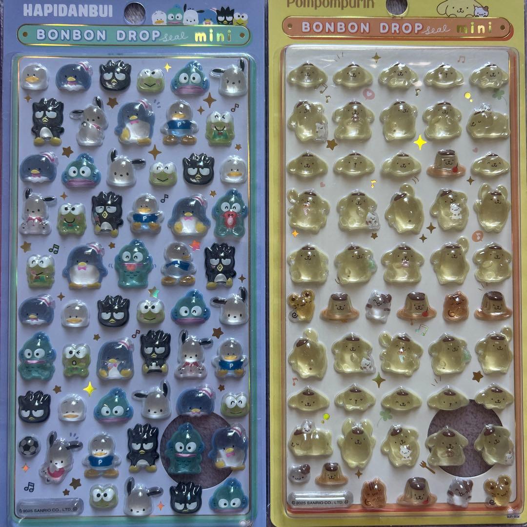 【国内正規品】サンリオ ボンボンドロップミニ シールセット コンプセット