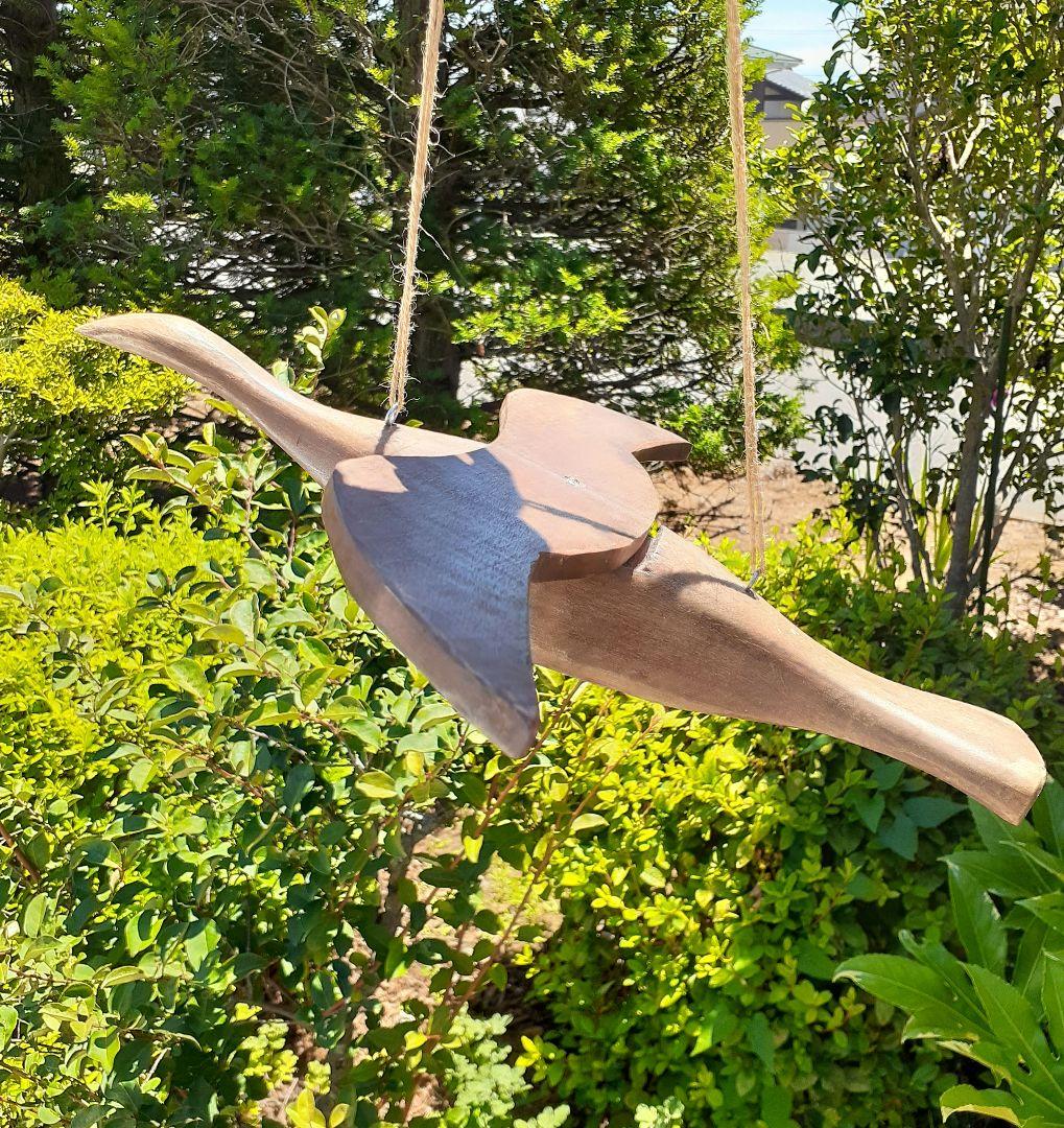 木製　フライングバード　3羽セット