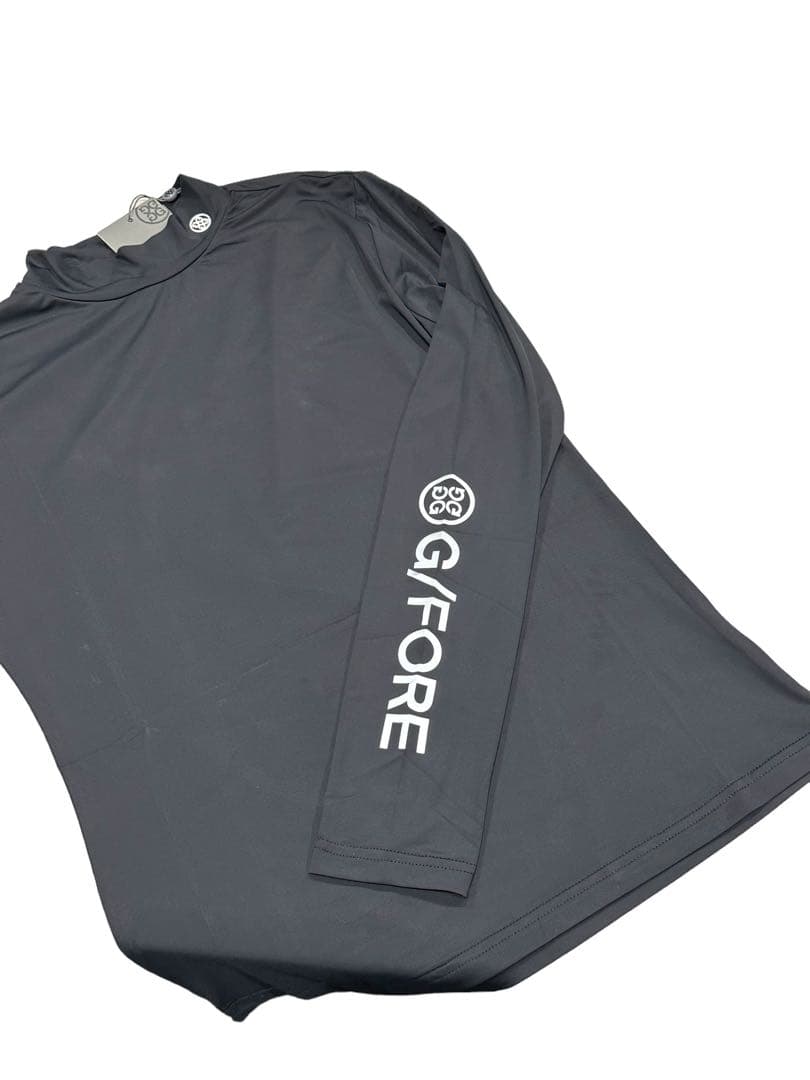 G/FORE韓国ジーフォアレディース夏用アイスシルク生地sizeMブラック