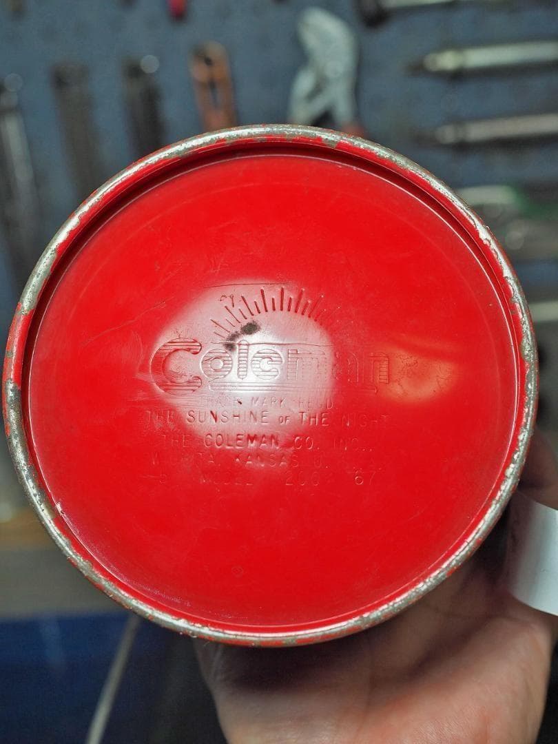 朱色タンク1967年5月製 コールマン 200A ランタン (パテペン) t61