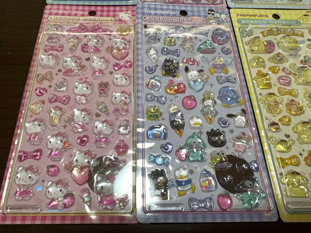 正規品　ボンボンドロップシール　第2弾　サンリオ　8種類　コンプリート
