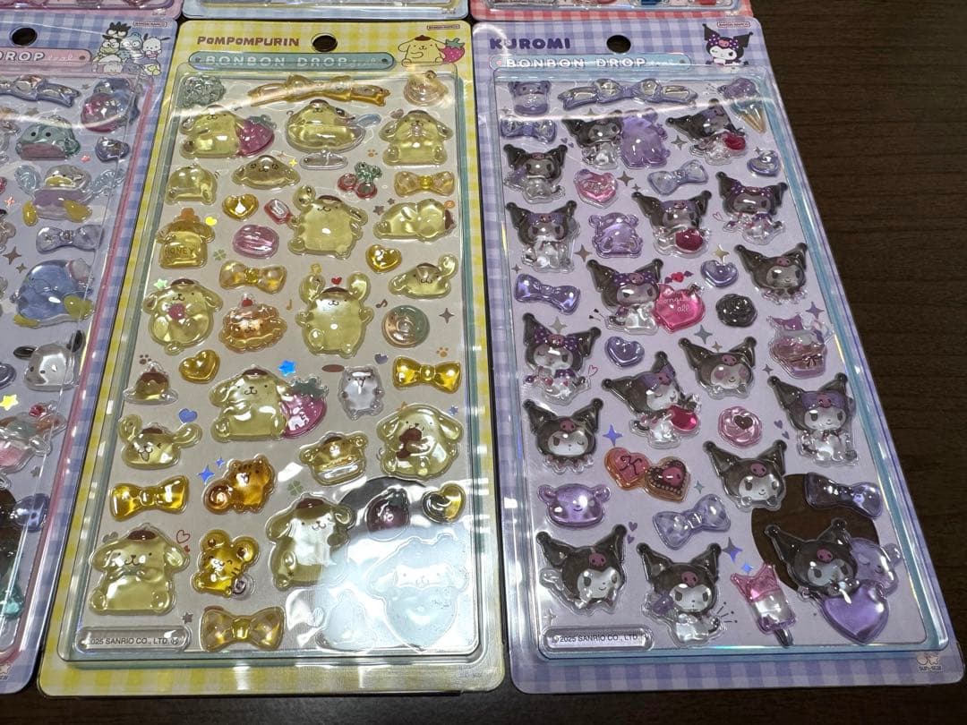 正規品　ボンボンドロップシール　第2弾　サンリオ　8種類　コンプリート