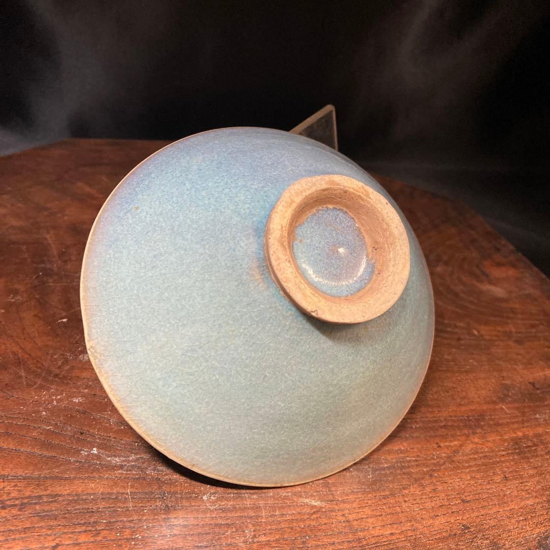 赤札閉店セール❗️【ギャラリー三益】古美術　宋代　鈞窯紫紅釉茶碗