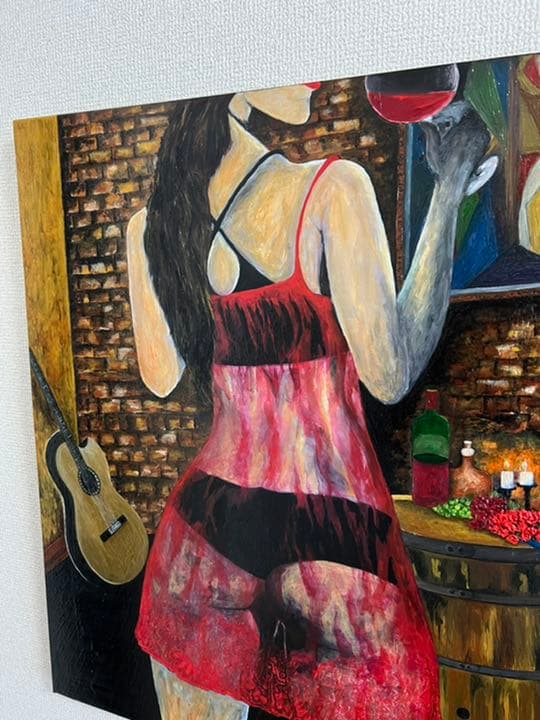 絵画｜原画｜油絵｜Interior Art｜The chilling girl