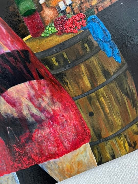 絵画｜原画｜油絵｜Interior Art｜The chilling girl