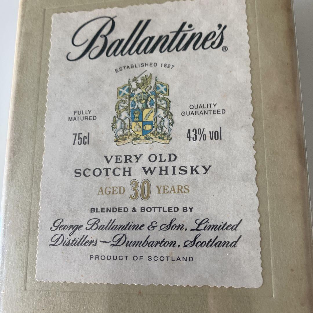 Ballantinesバランタイン　ウイスキー　30年