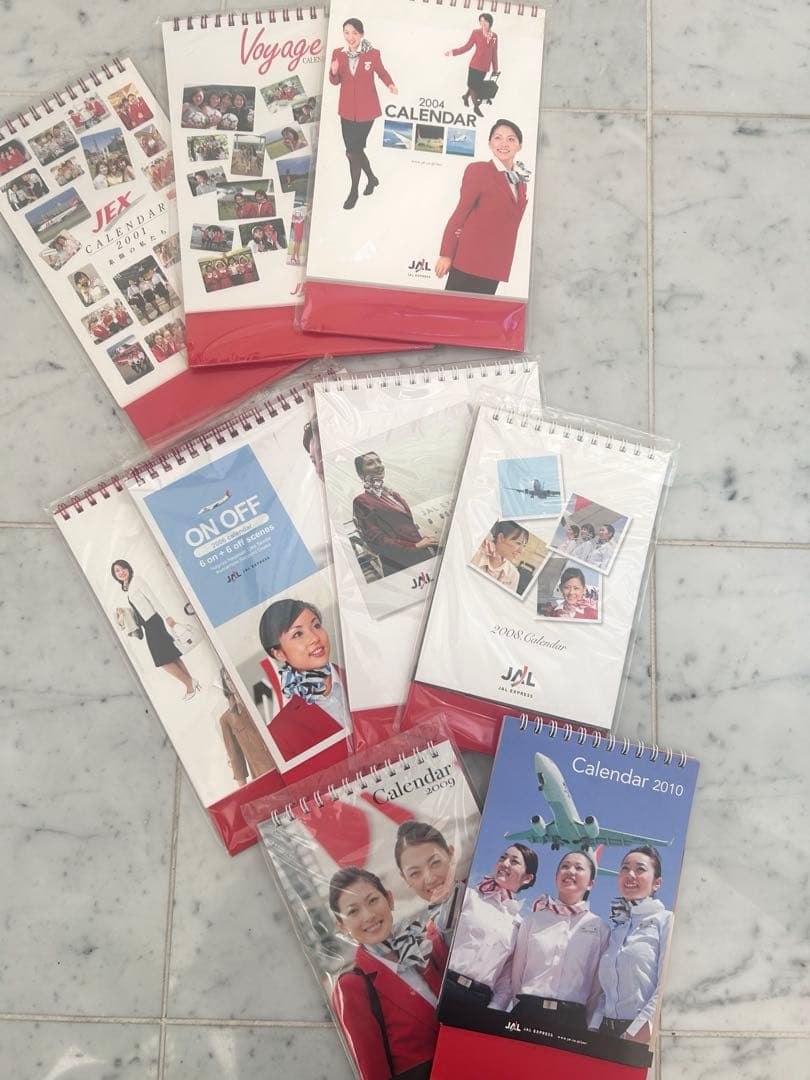 JALエクスプレス CAカレンダー 9年分セット スカイキャスト JEX JAL