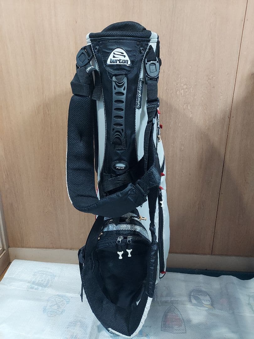 キャディバッグ BURTON 軽量スタンドタイプ フード付き