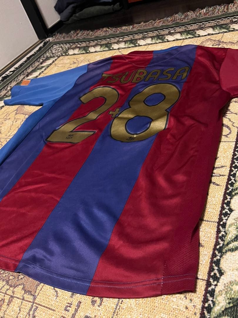 【激レア】キャプテン翼 大空翼 バルセロナ仕様 ユニフォーム 2+8番 M相当