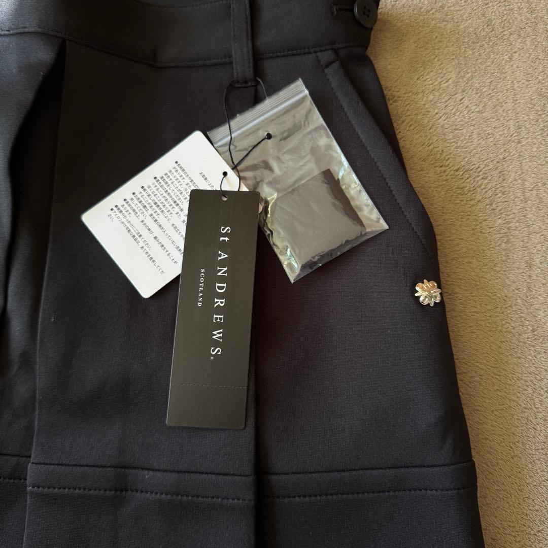 最終価格【セントアンドリュース】新品未使用ブラックフレアスカート