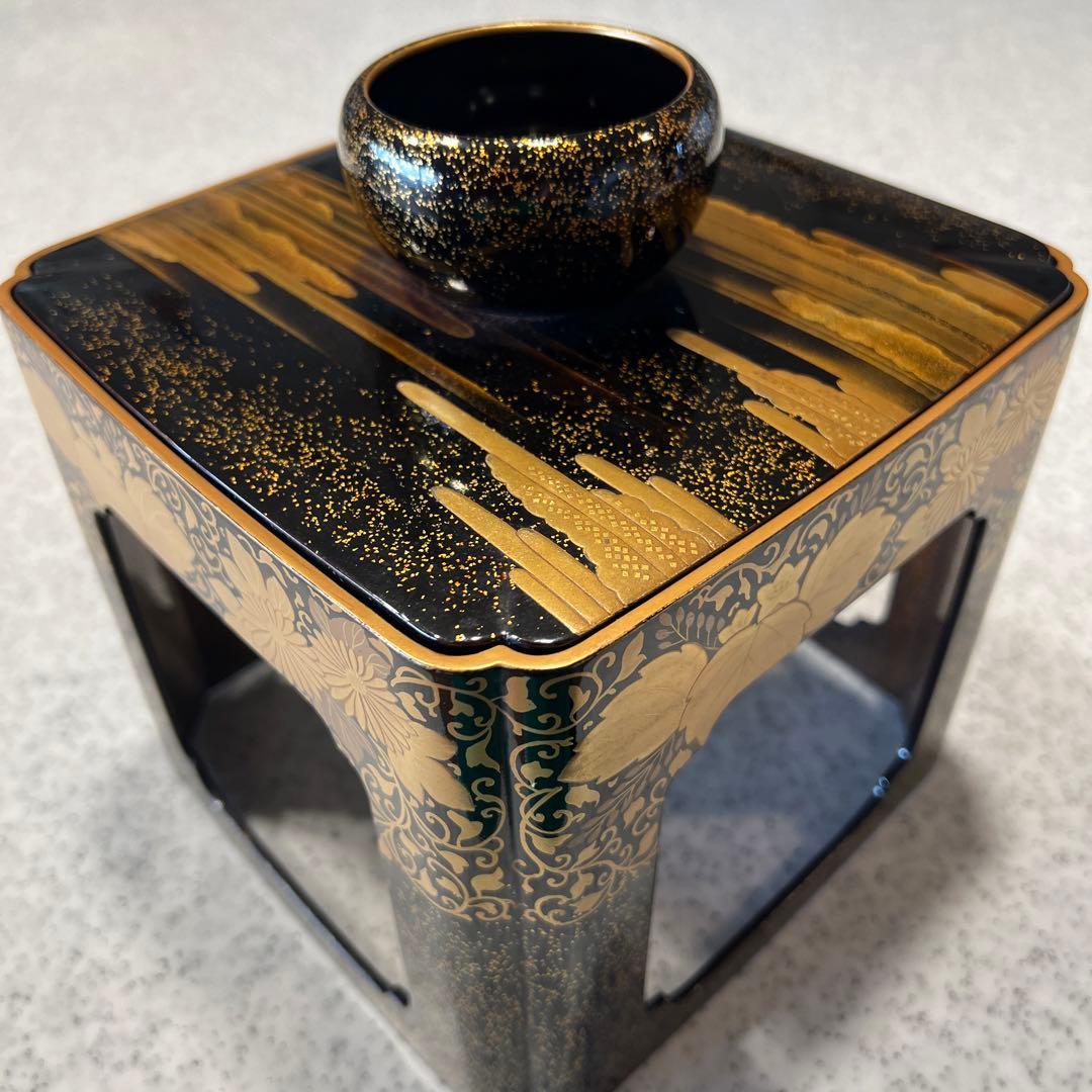輪島塗　盃台
