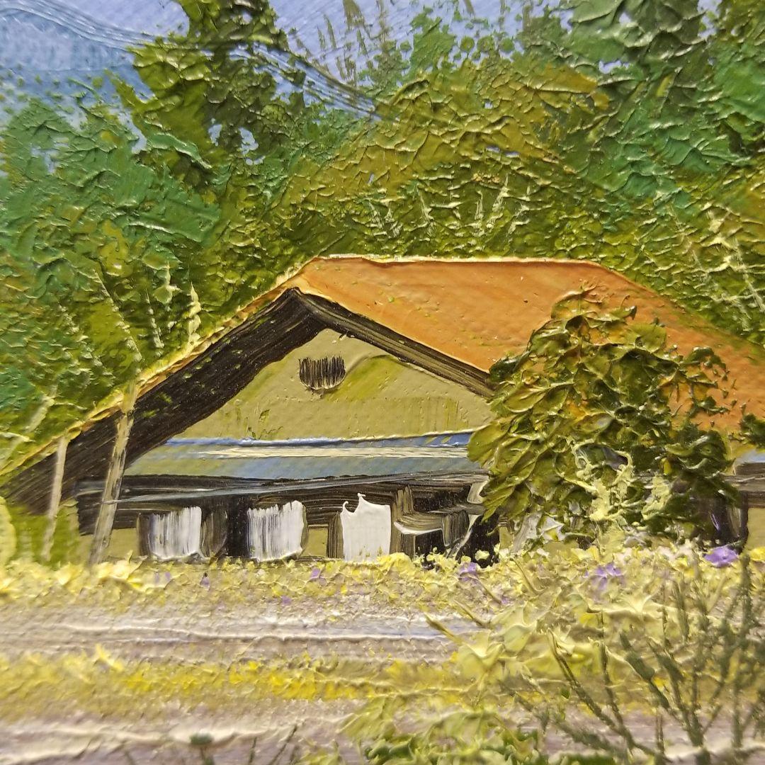 小山潔 作品 絵画 油彩 「奥信濃」