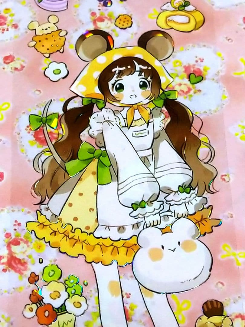 J954＃果汁气泡(贝壳光)当季限定切り売り海外人物マステ女の子