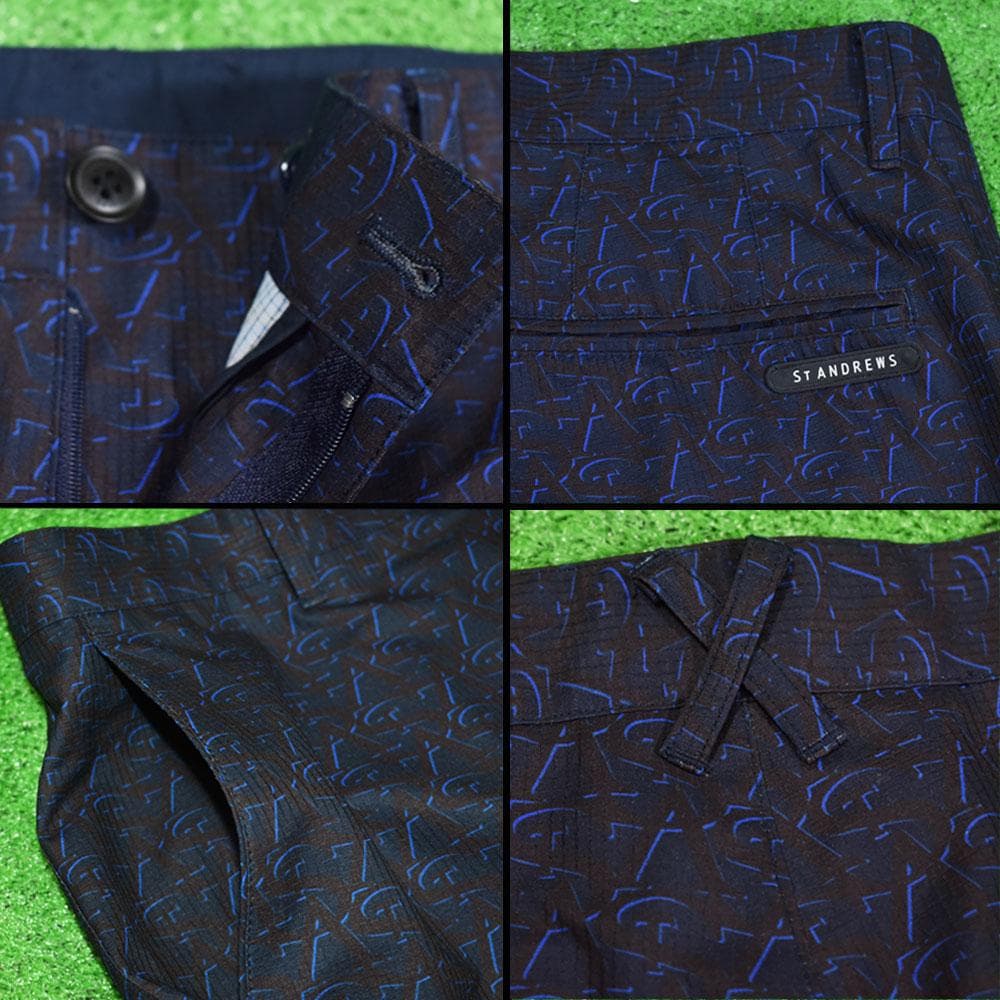 St ANDREWS/セントアンドリュース ゴルフパンツ【英字柄/LL】美品！