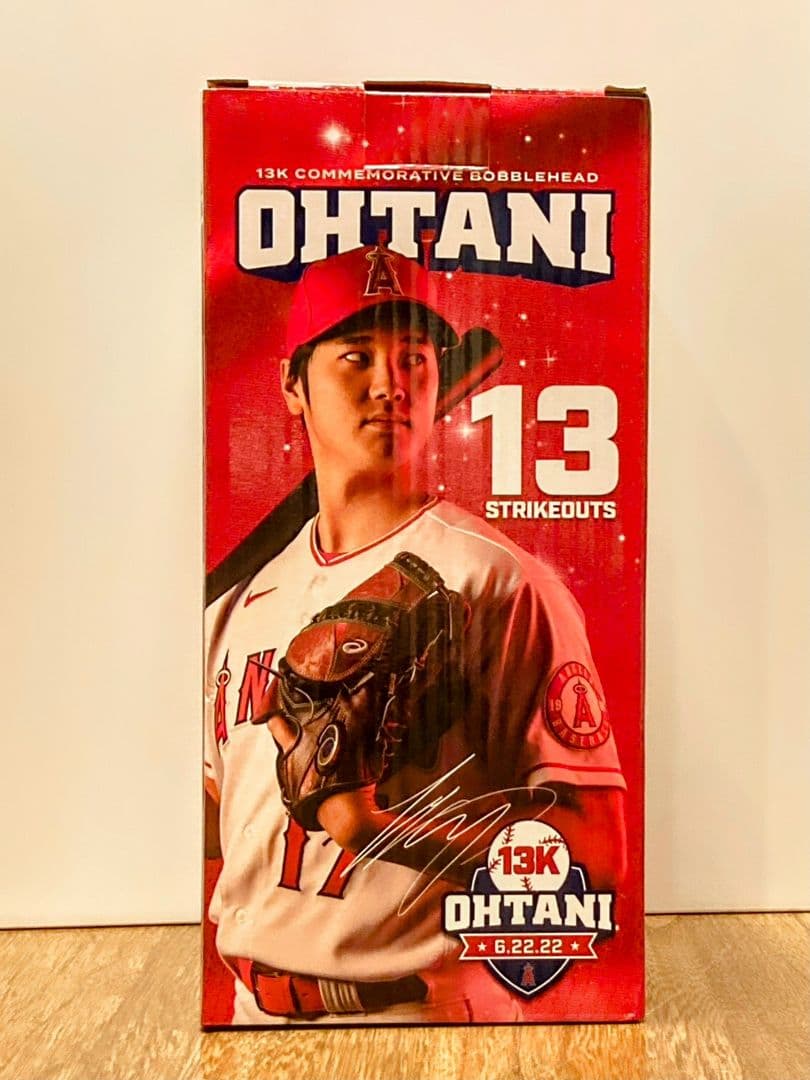 大谷翔平 エンゼルス 13K 奪三振 達成記念 航空電子 非売品
