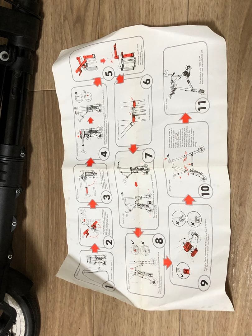 折りたたみ自転車　軽量　8インチ