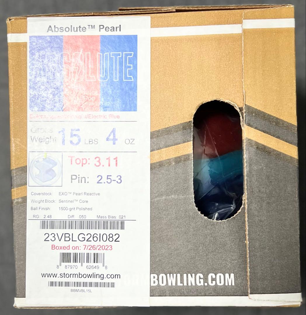 ★新品15ポンド★大人気アブソリュートパール★★STORM★ハイスポーツ★