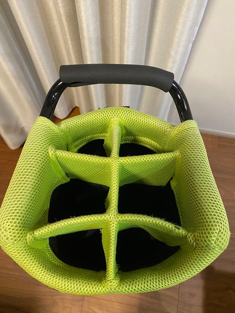 WAAC ゴルフバッグ・キャディバッグ ブラック/ライム