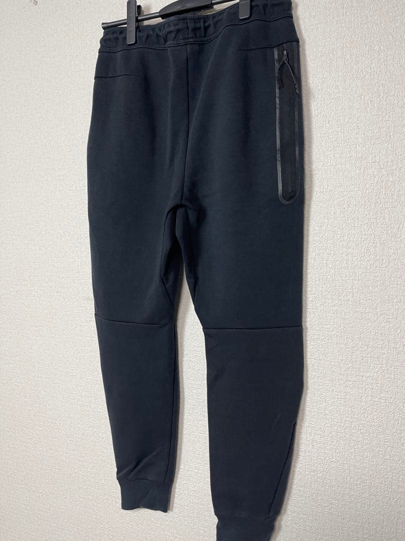 【希少】NIKE クルーネック版 テックフリース セットアップ 黒M 極美品