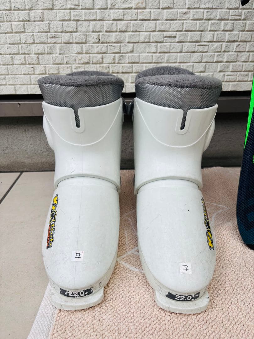 ジュニアスキー　セット　ロシニョール　美品　110センチ　メンテナンス済