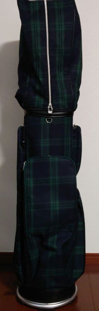 adabat チェック柄キャディバッグ