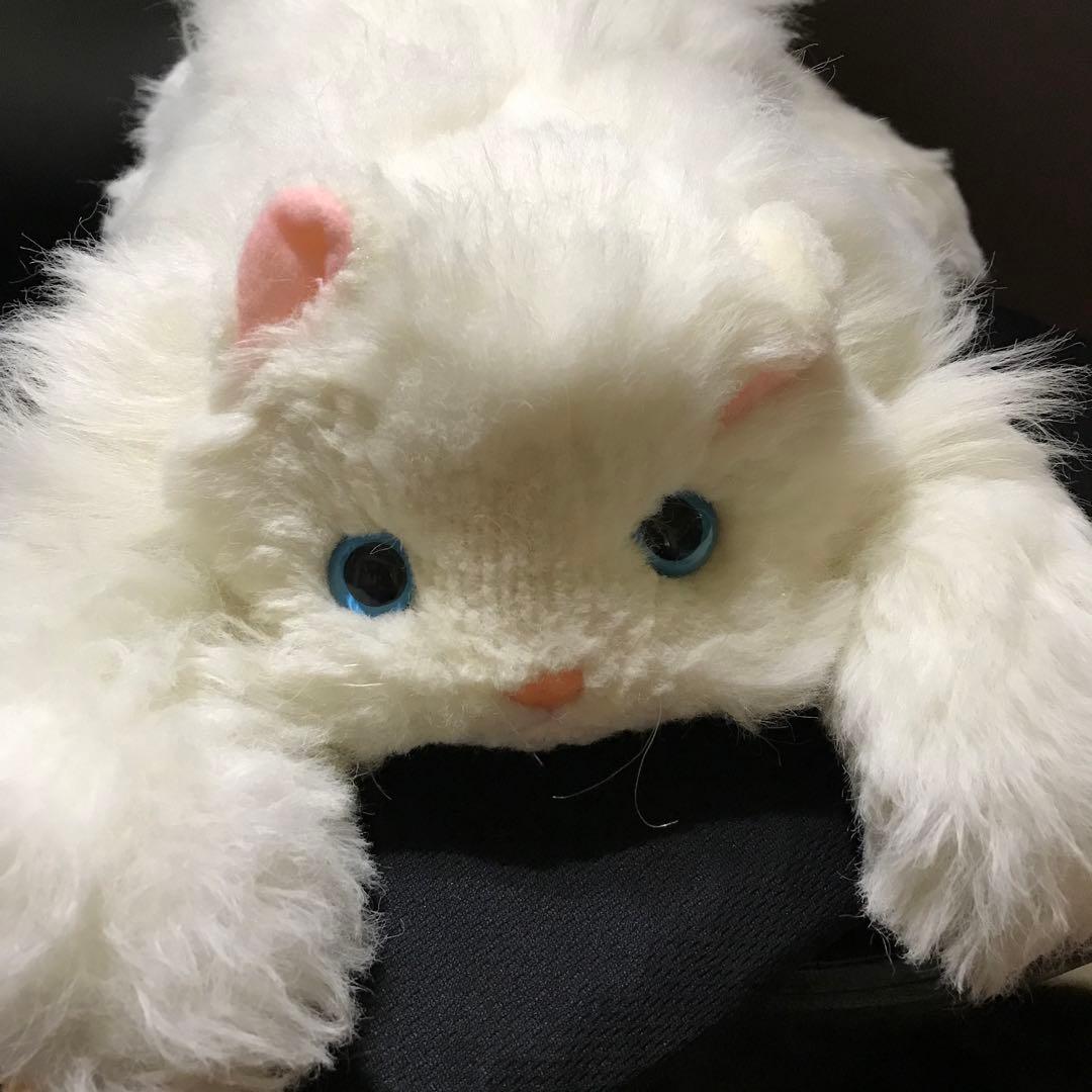 ぬいぐるみ　猫　ねこ　ペルシャ猫　レトロ❣️